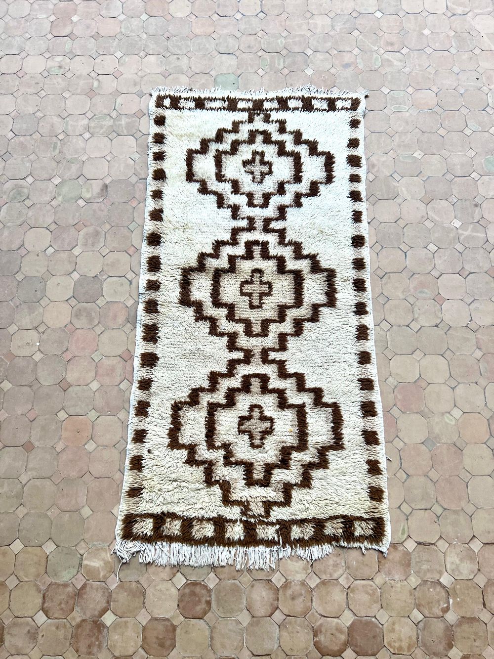 Moroccan Vintage Azilal Rug 165x80cm