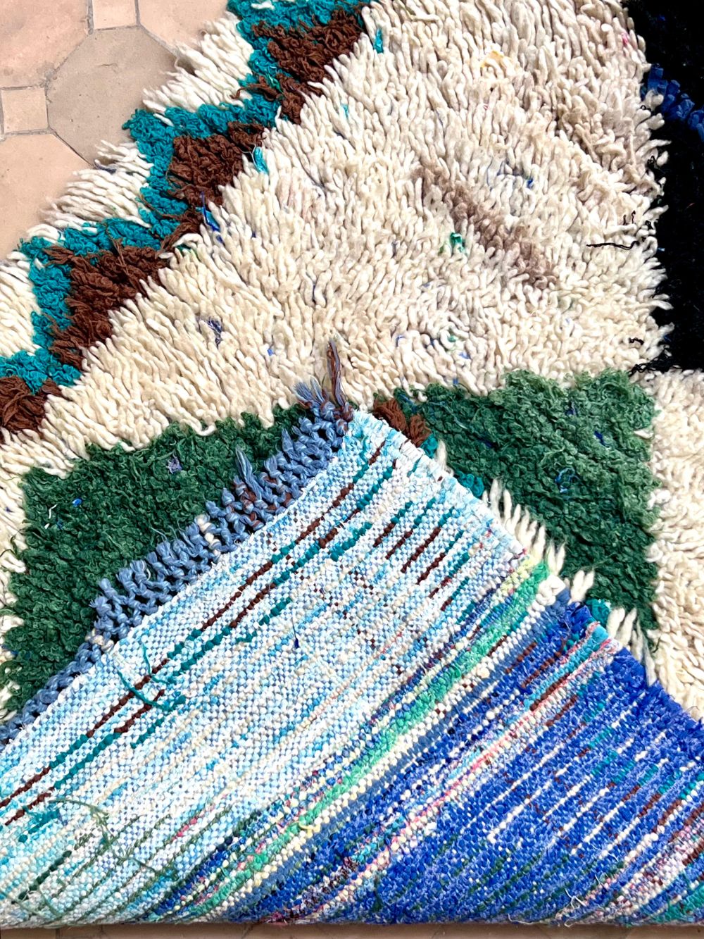 Moroccan Vintage Azilal Rug 175x75cm