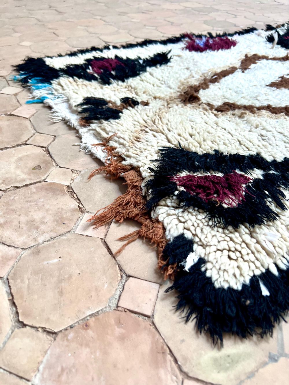 Moroccan Vintage Azilal Rug 165x70cm