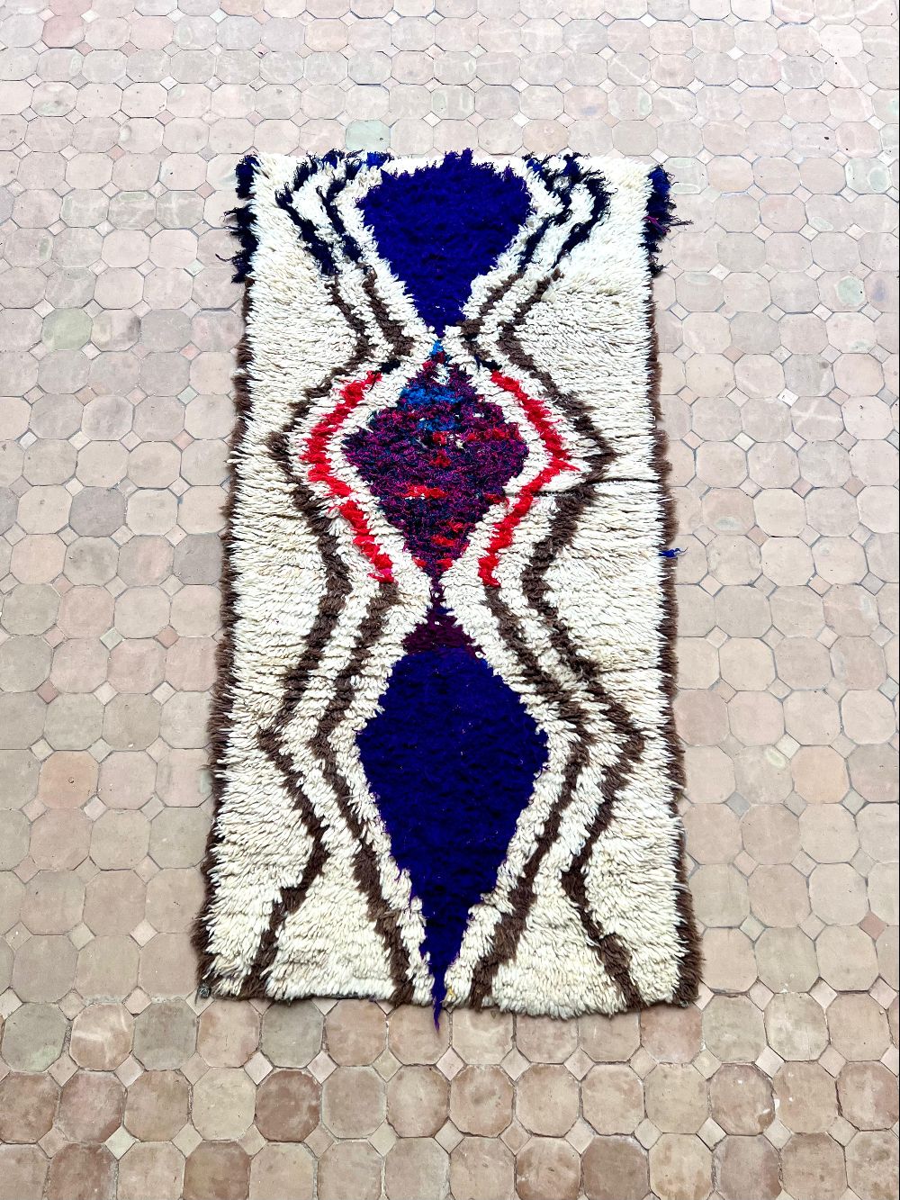 Moroccan Vintage Azilal Rug 165x80cm