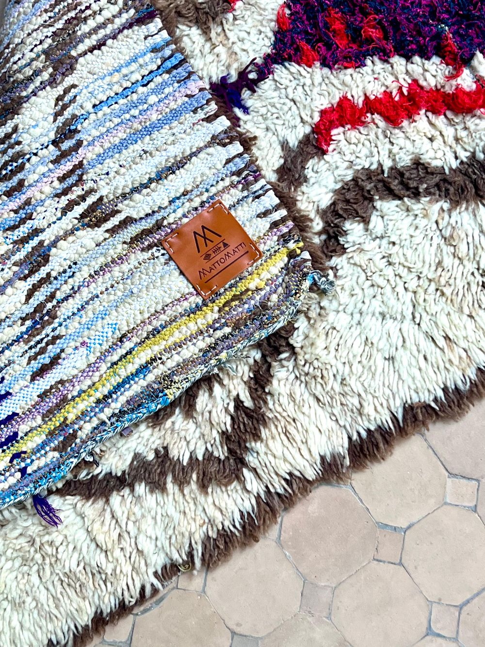 Moroccan Vintage Azilal Rug 165x80cm