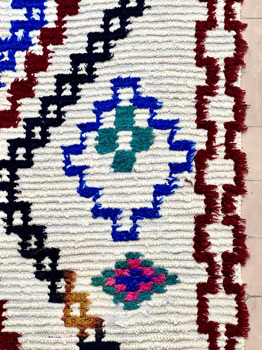 Moroccan Vintage Azilal Rug 190x90cm