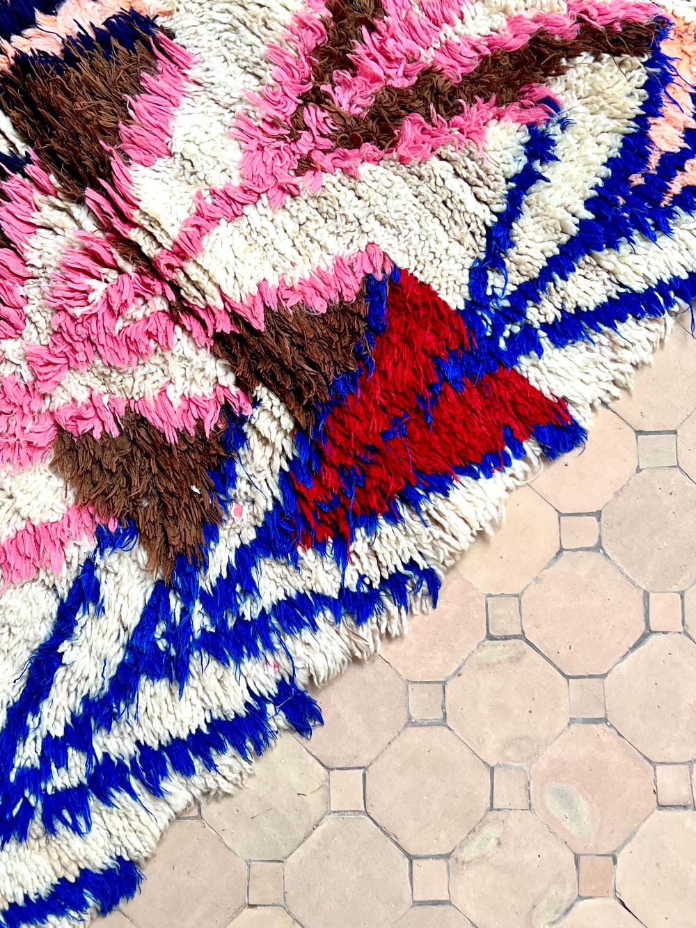 Moroccan Vintage Azilal Rug 165x70cm