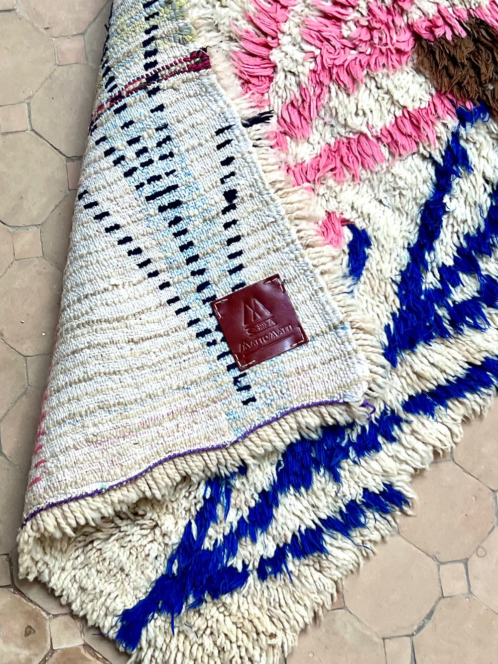 Moroccan Vintage Azilal Rug 165x70cm