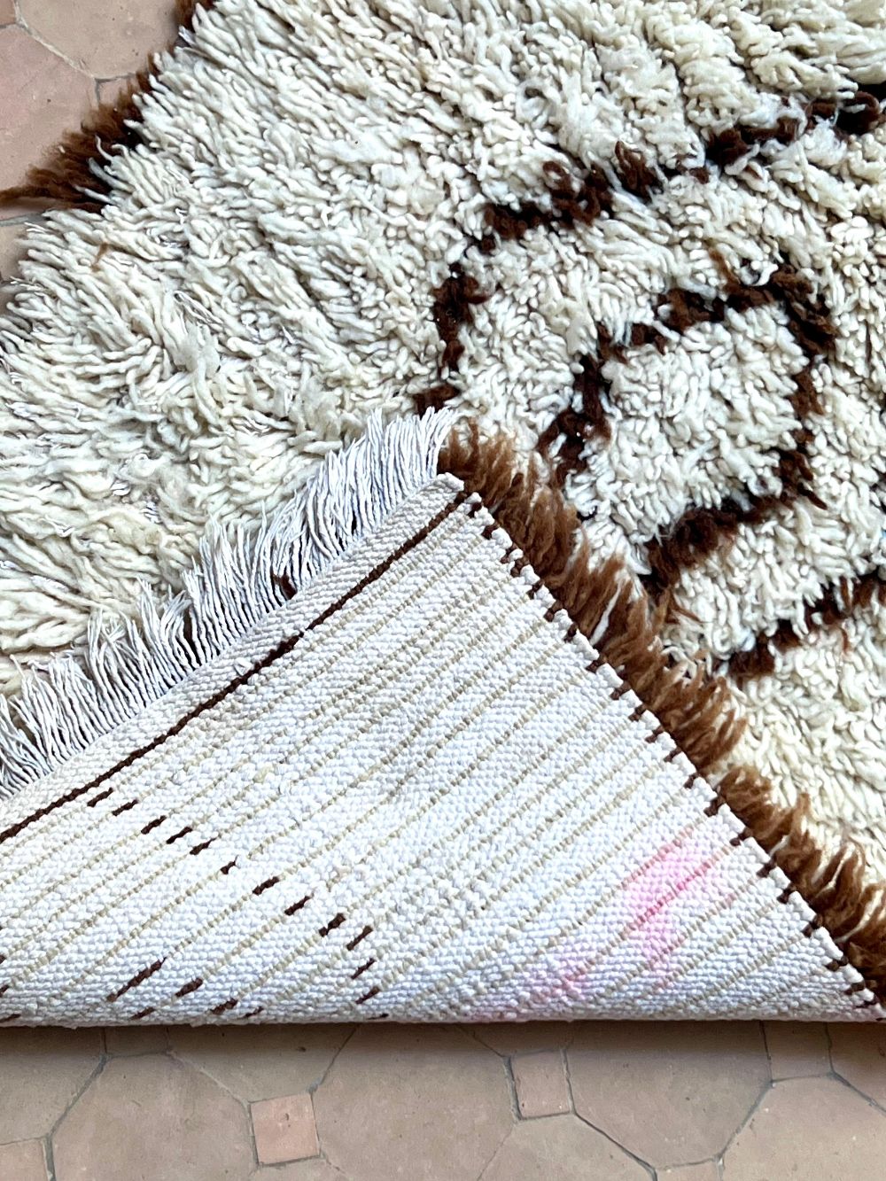 Moroccan Vintage Azilal Rug 155x65cm