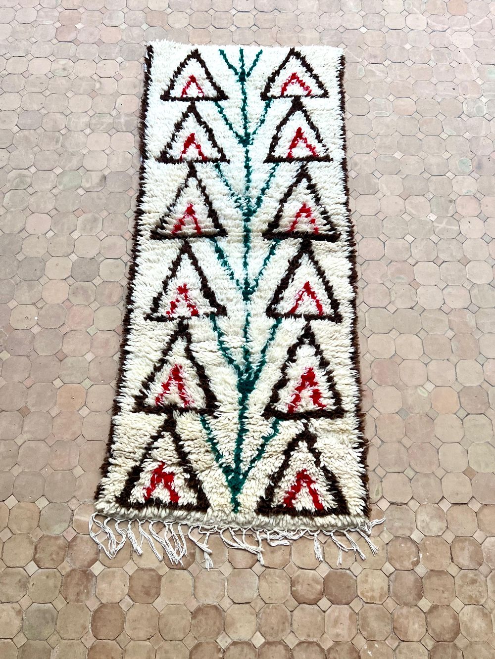 Moroccan Vintage Azilal Rug 200x85cm