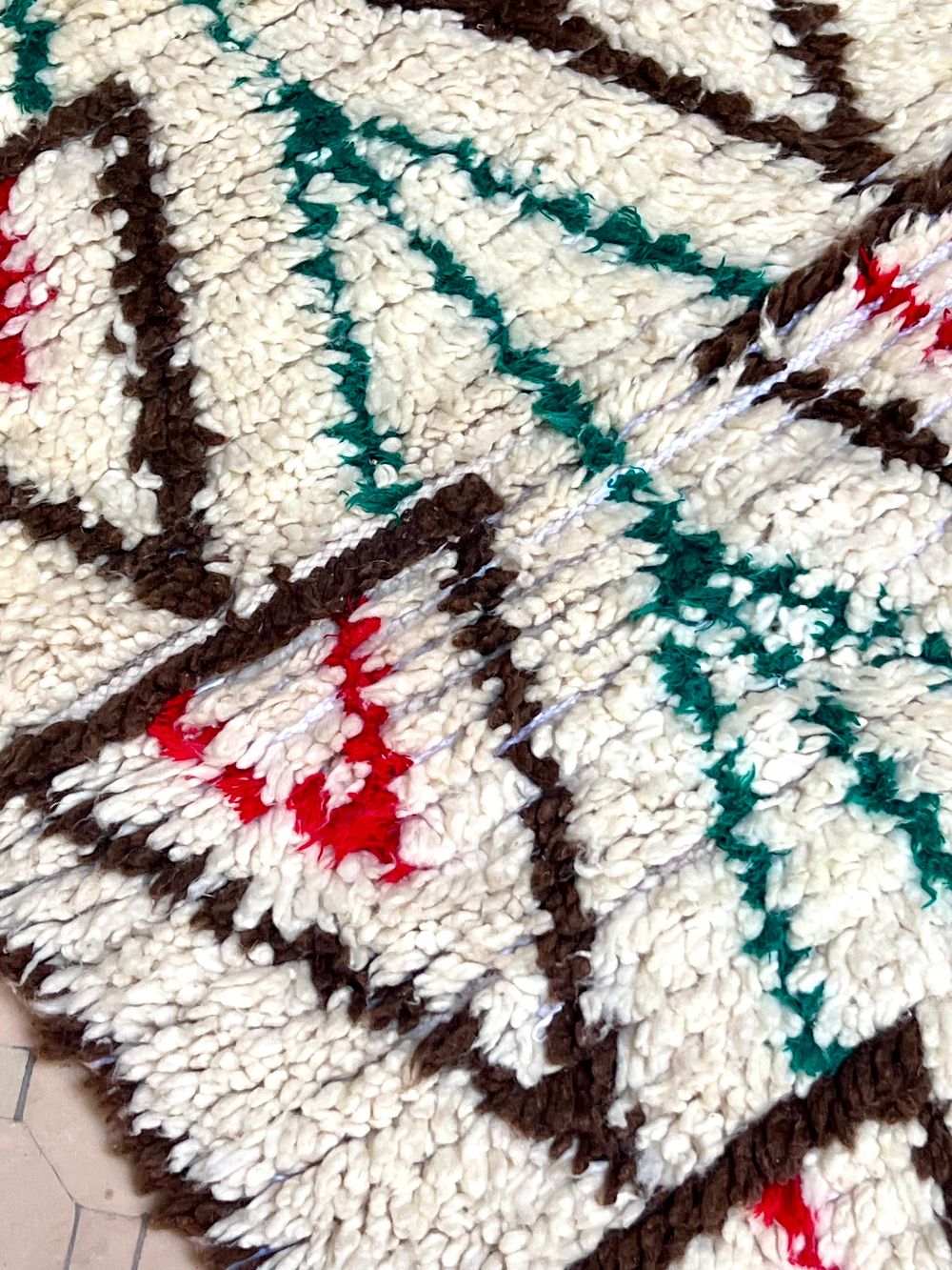 Moroccan Vintage Azilal Rug 200x85cm