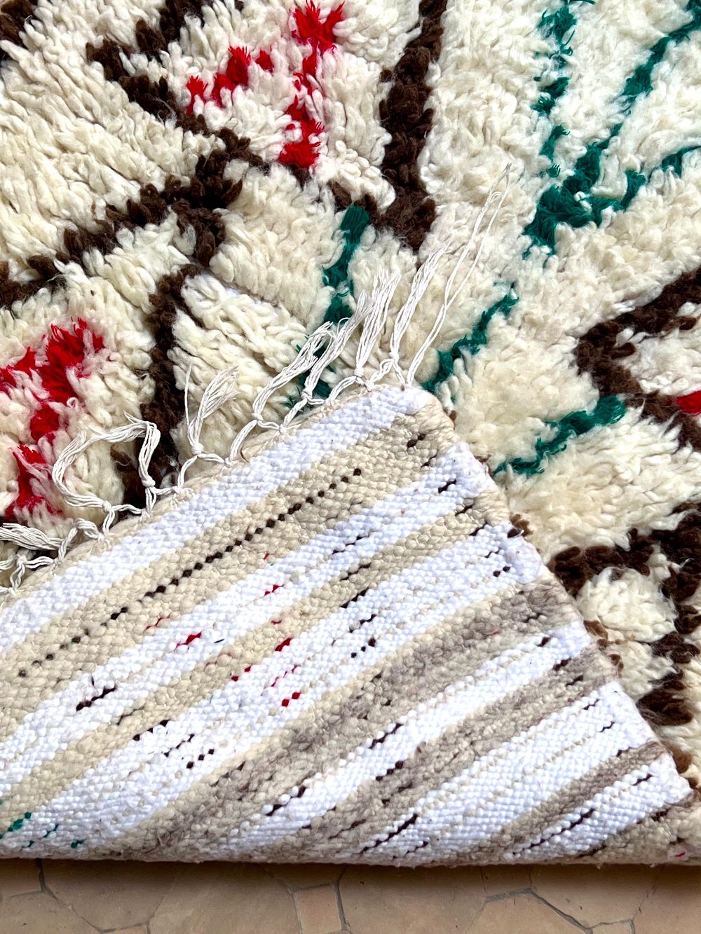 Moroccan Vintage Azilal Rug 200x85cm