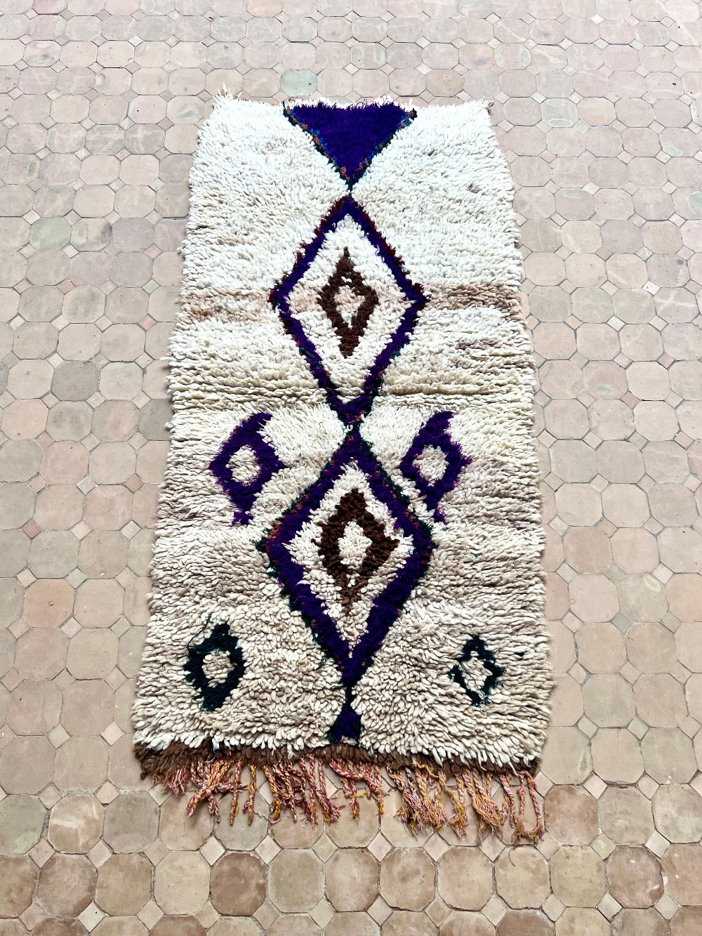 Moroccan Vintage Azilal Rug 160x75cm