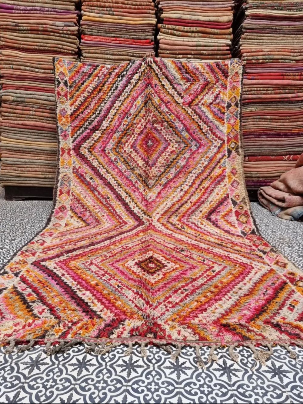 Moroccan Vintage Beni M'Guild Rug 360x210cm