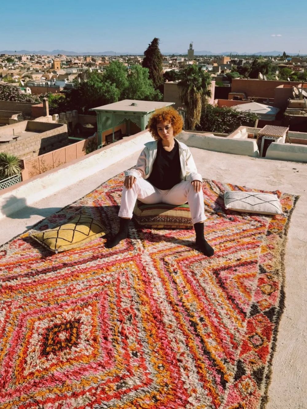 Moroccan Vintage Beni M'Guild Rug 360x210cm