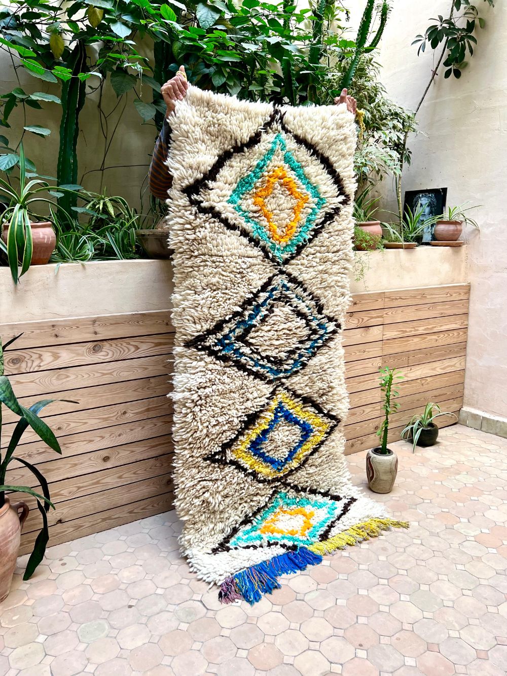 Moroccan Vintage Azilal Rug 185x85cm