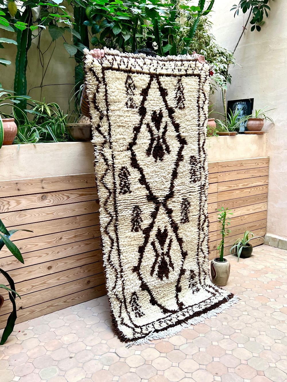 Moroccan Vintage Azilal Rug 180x85cm