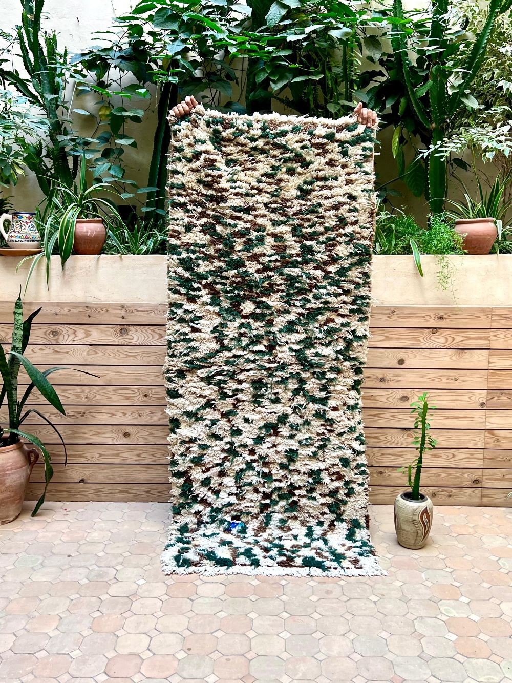 Moroccan Vintage Azilal Rug 180x80cm