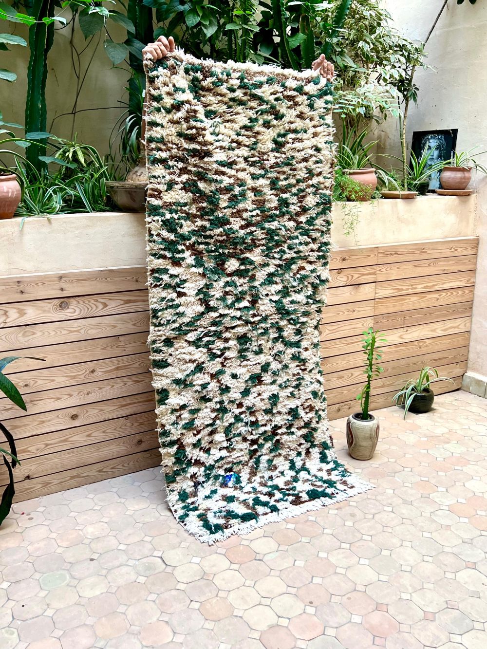 Moroccan Vintage Azilal Rug 180x80cm