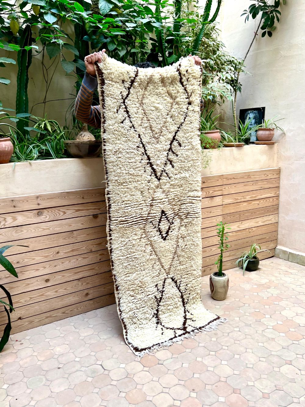 Moroccan Vintage Azilal Rug 185x70cm