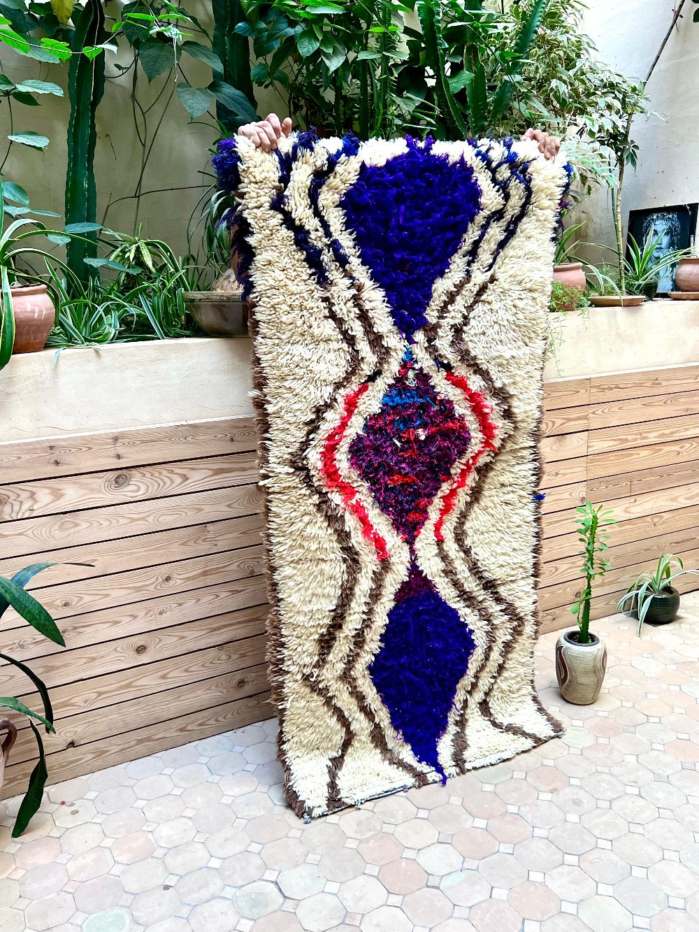 Moroccan Vintage Azilal Rug 165x80cm