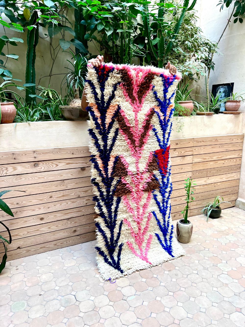 Moroccan Vintage Azilal Rug 165x70cm