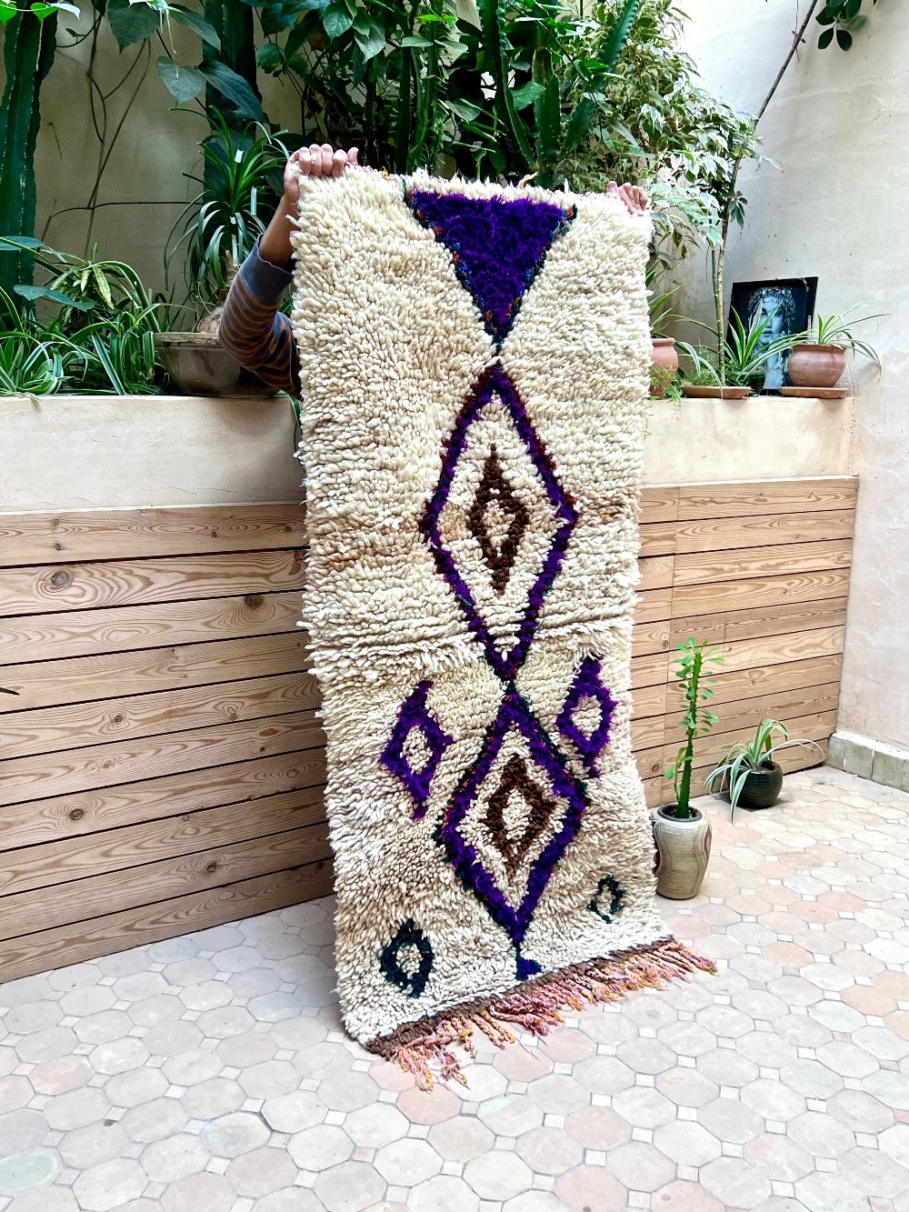 Moroccan Vintage Azilal Rug 160x75cm