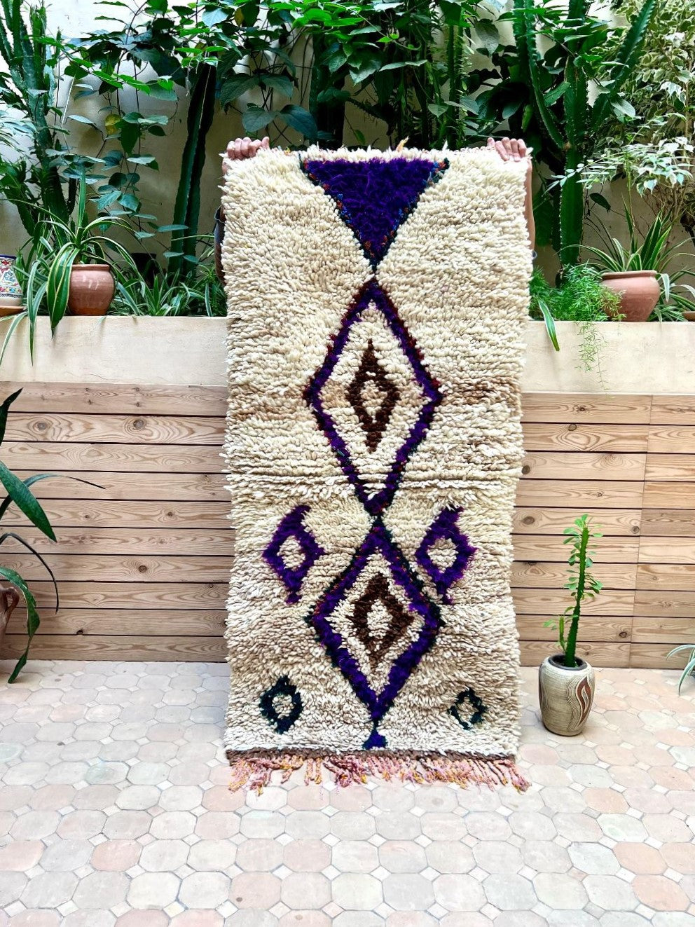 Moroccan Vintage Azilal Rug 160x75cm