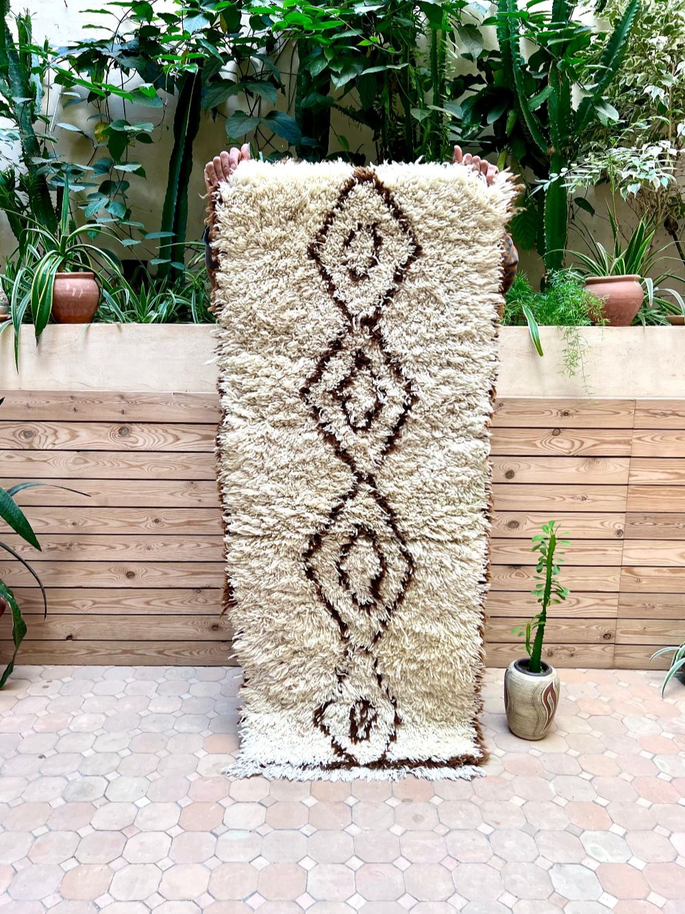 Moroccan Vintage Azilal Rug 155x65cm