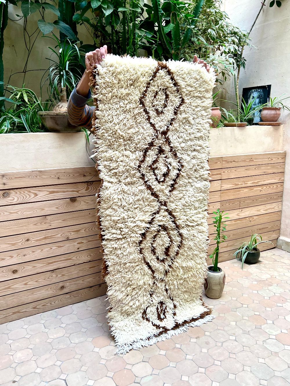 Moroccan Vintage Azilal Rug 155x65cm