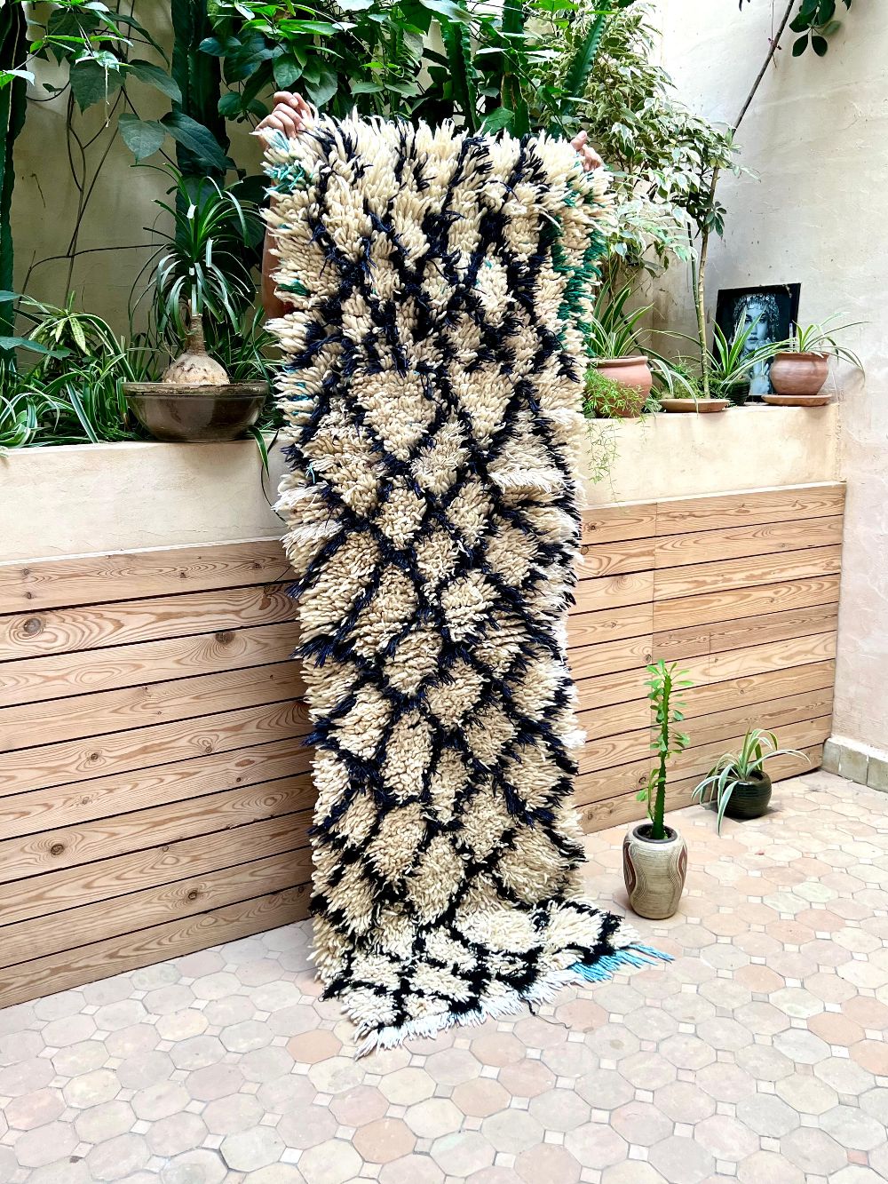 Moroccan Vintage Azilal Rug 195x65cm