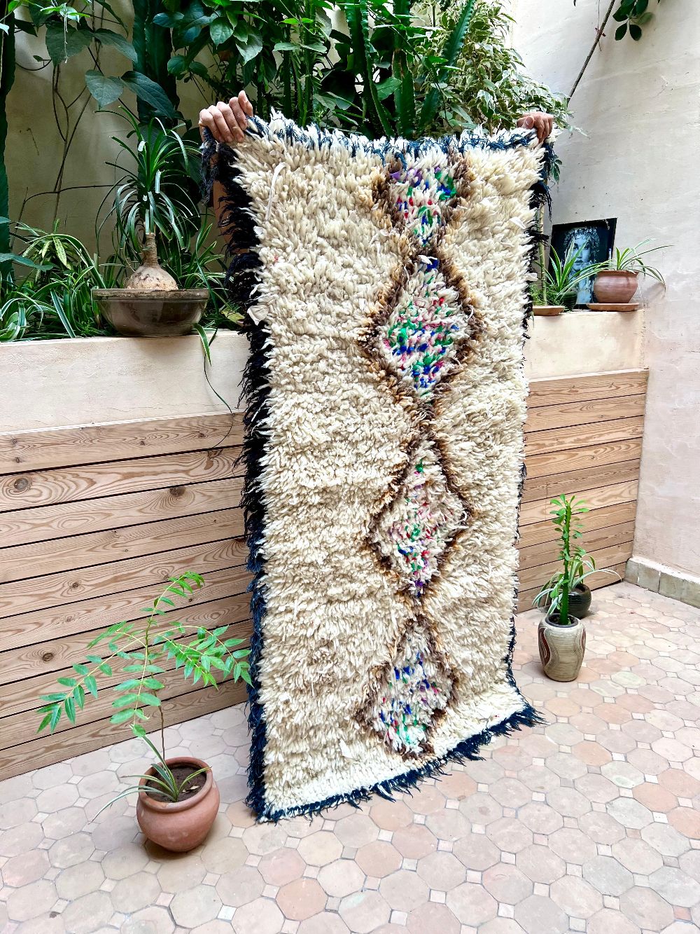 Moroccan Vintage Azilal Rug 160x80cm