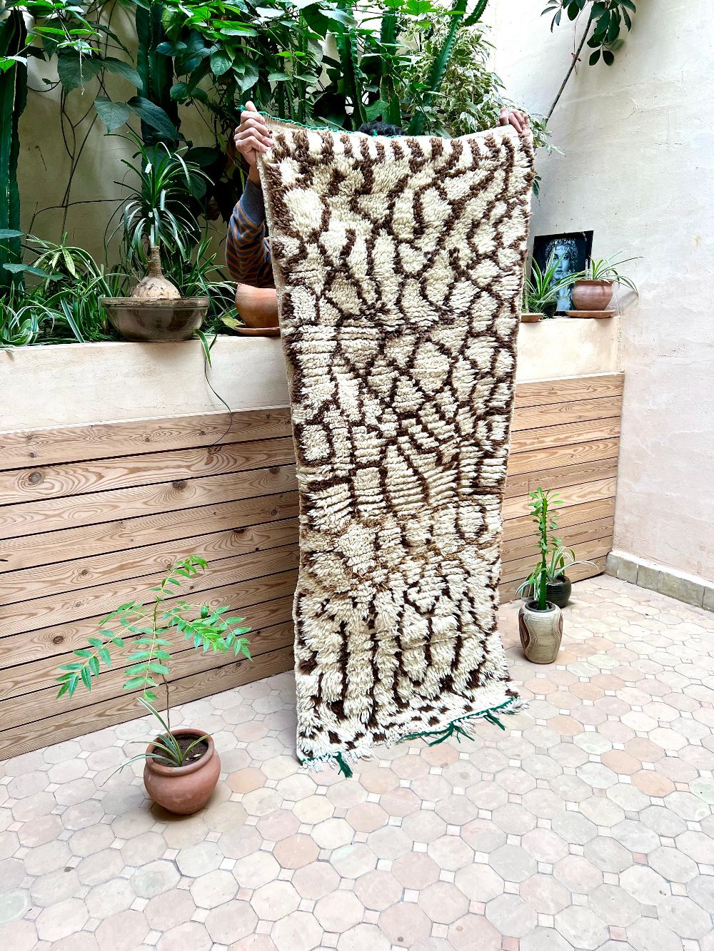 Moroccan Vintage Azilal Rug 175x75cm