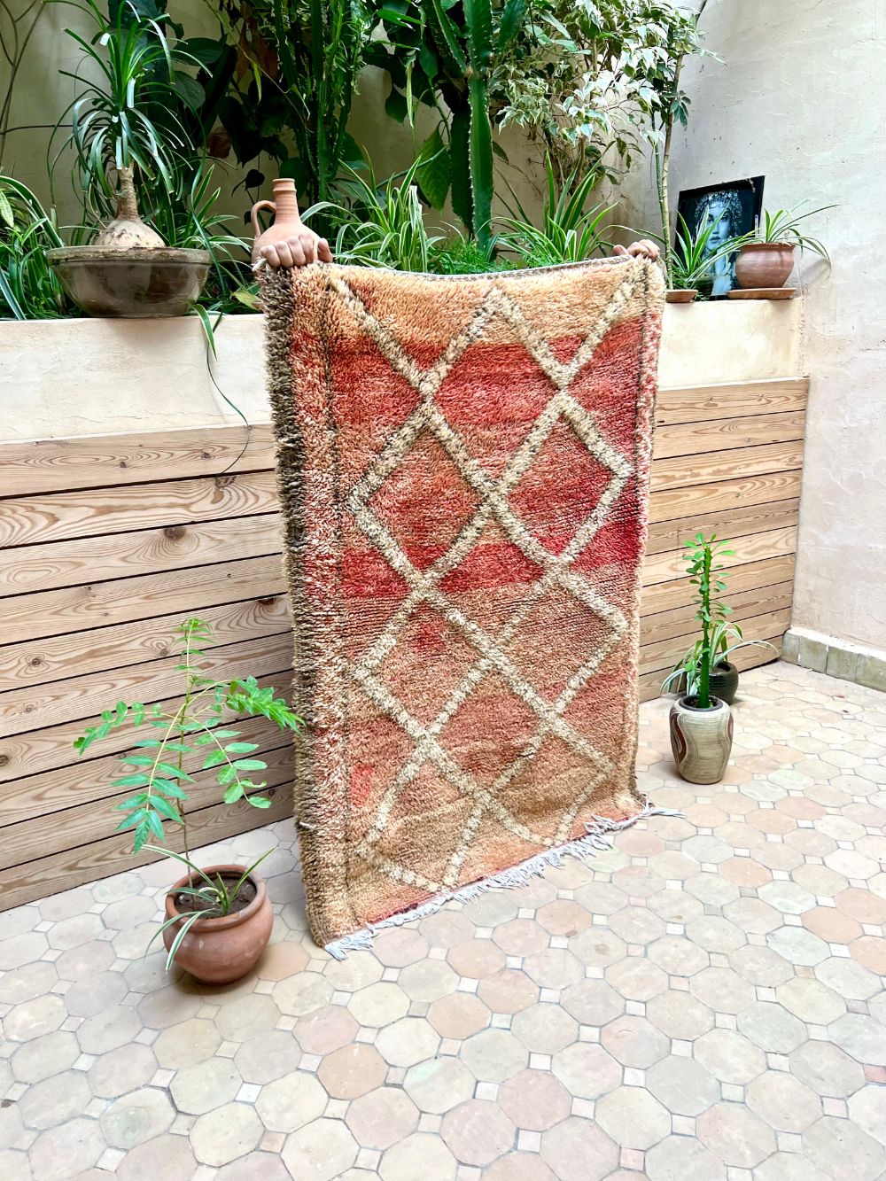 Moroccan Vintage Boujaad Rug 120x85cm