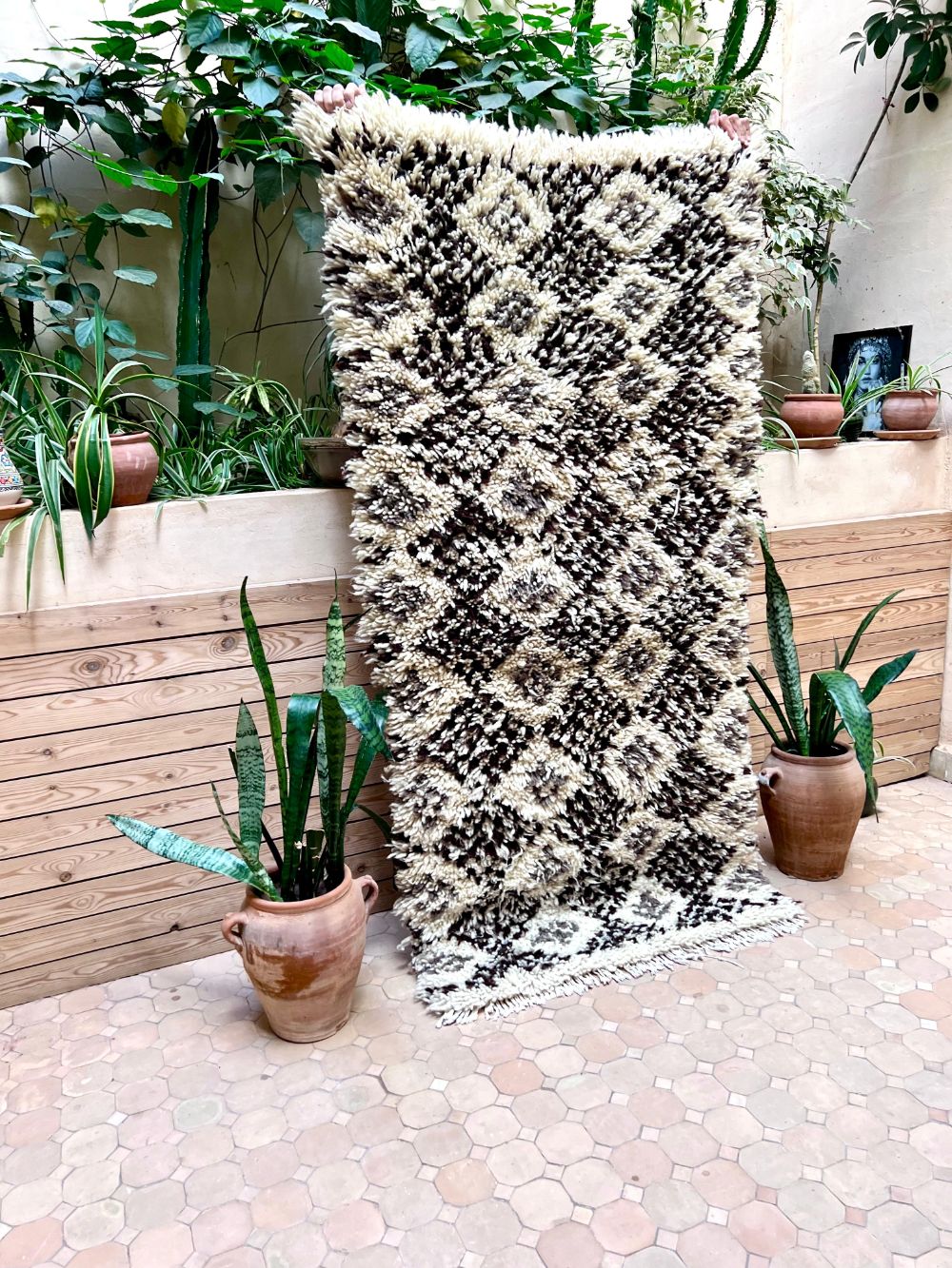 Moroccan Vintage Azilal Rug 195x95cm