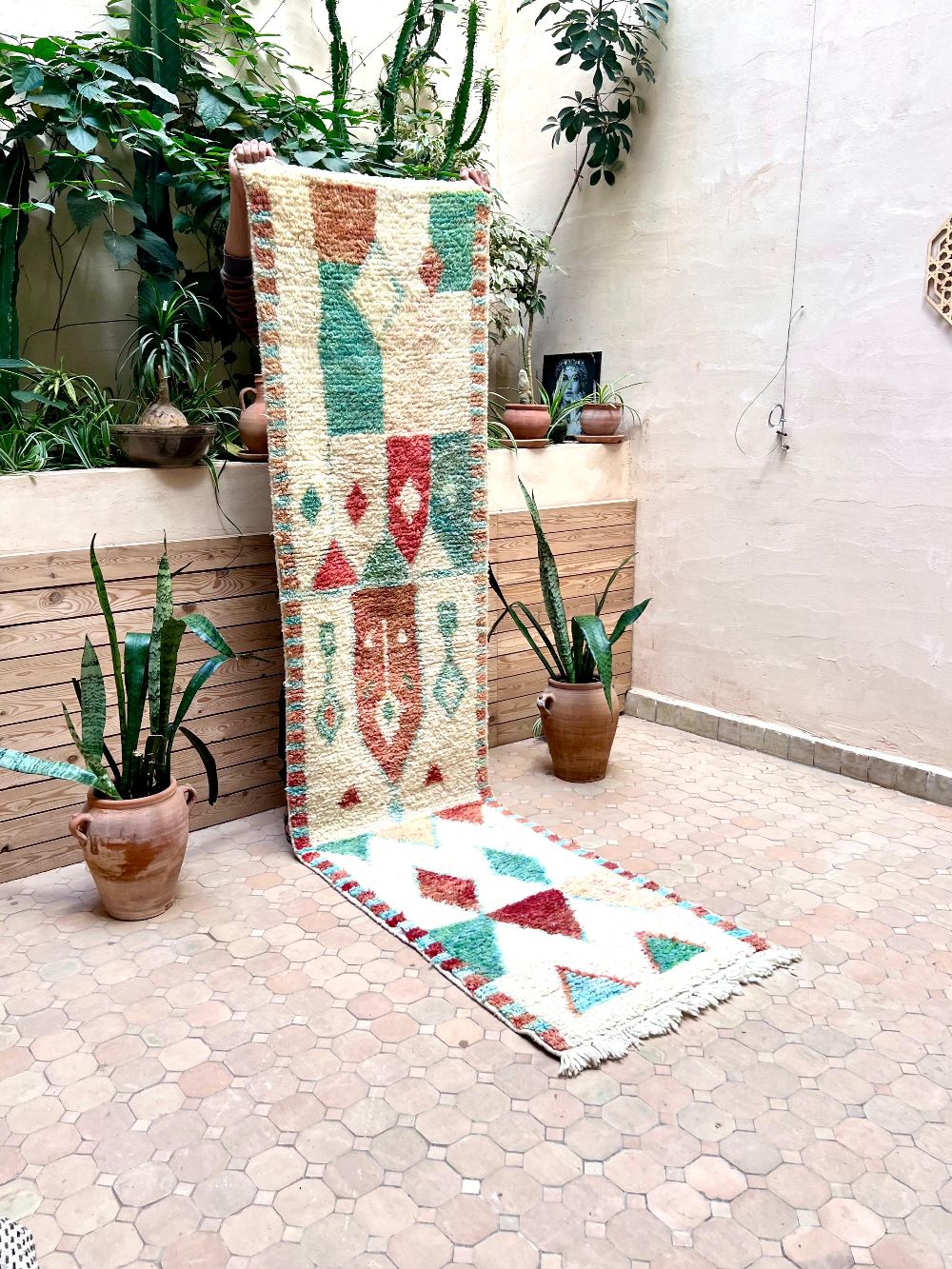 Marokkolainen käytävämatto Boujaad 300x75cm