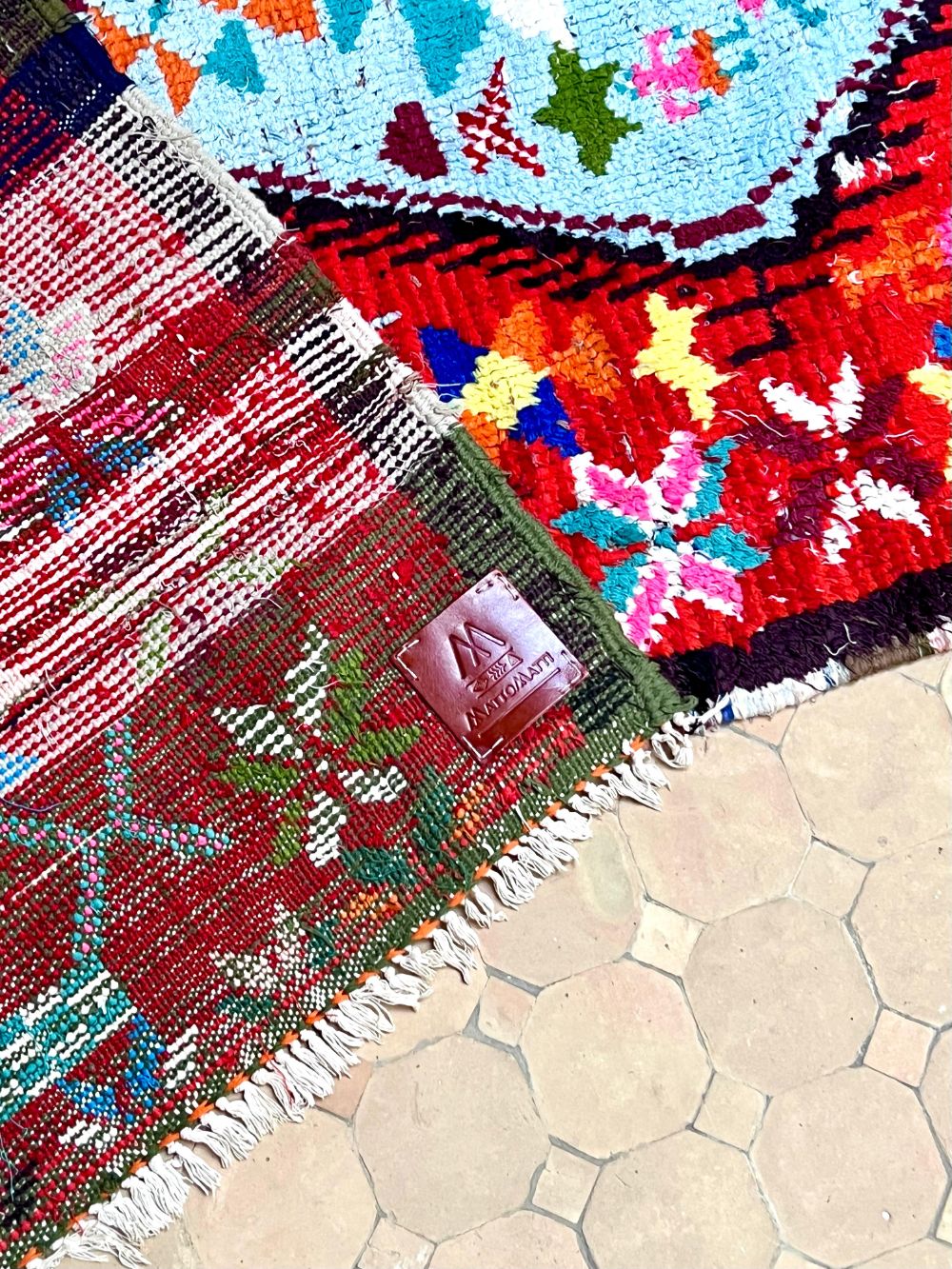 Moroccan Vintage Azilal runner Rug 275x105cm