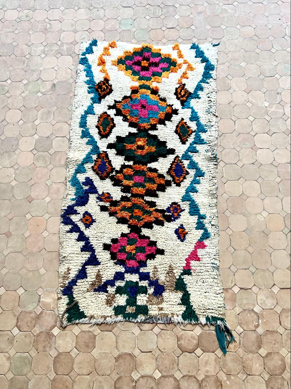 Moroccan Vintage Azilal Rug 170x85cm