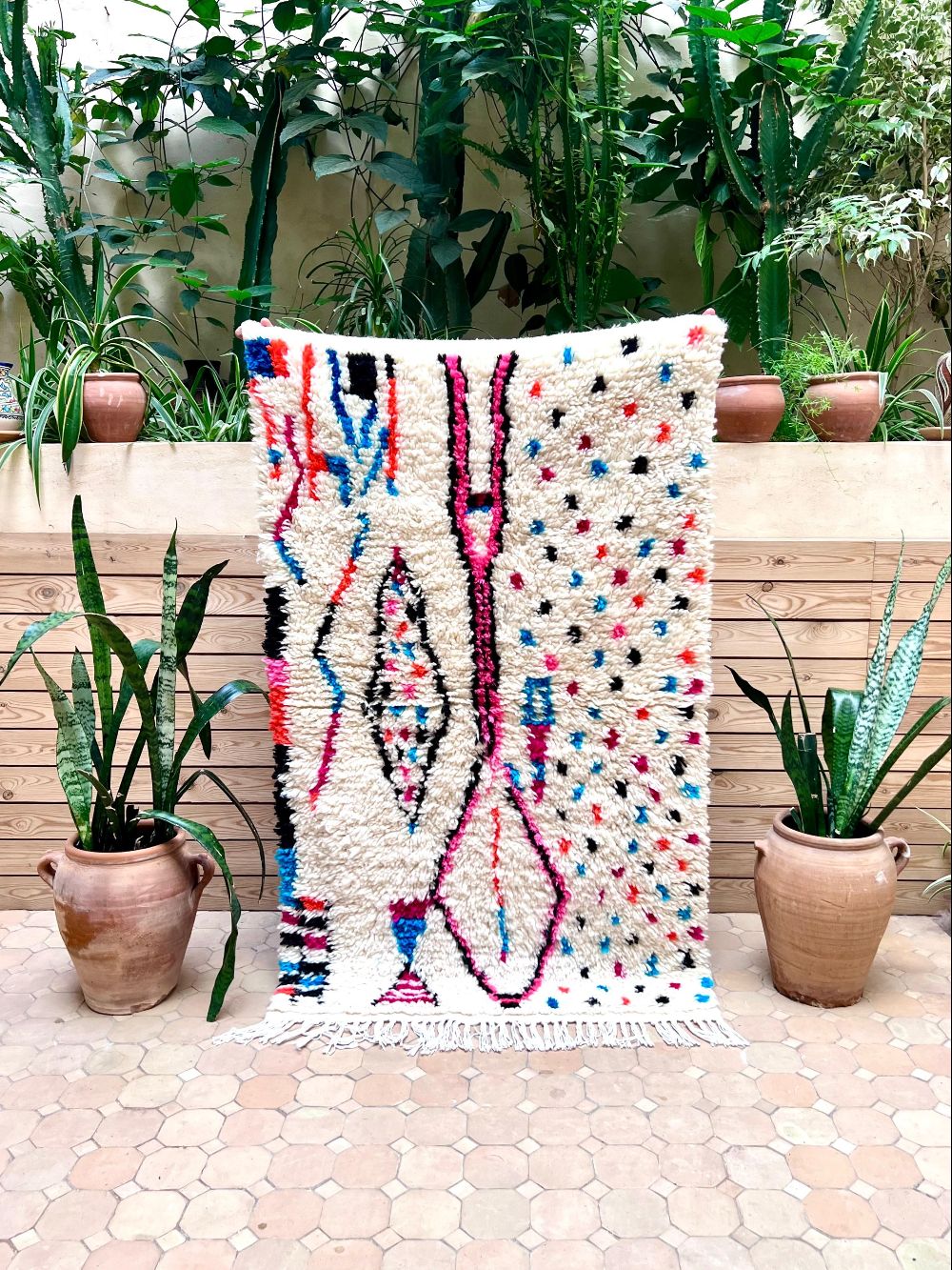 Moroccan Azilal Rug 145x90cm