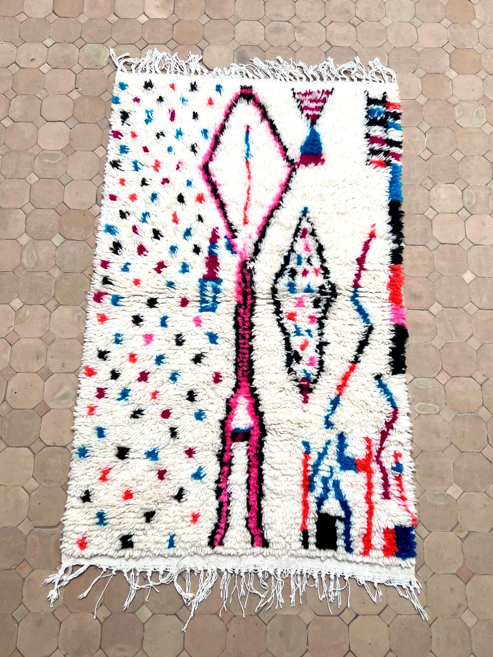 Moroccan Azilal Rug 145x90cm