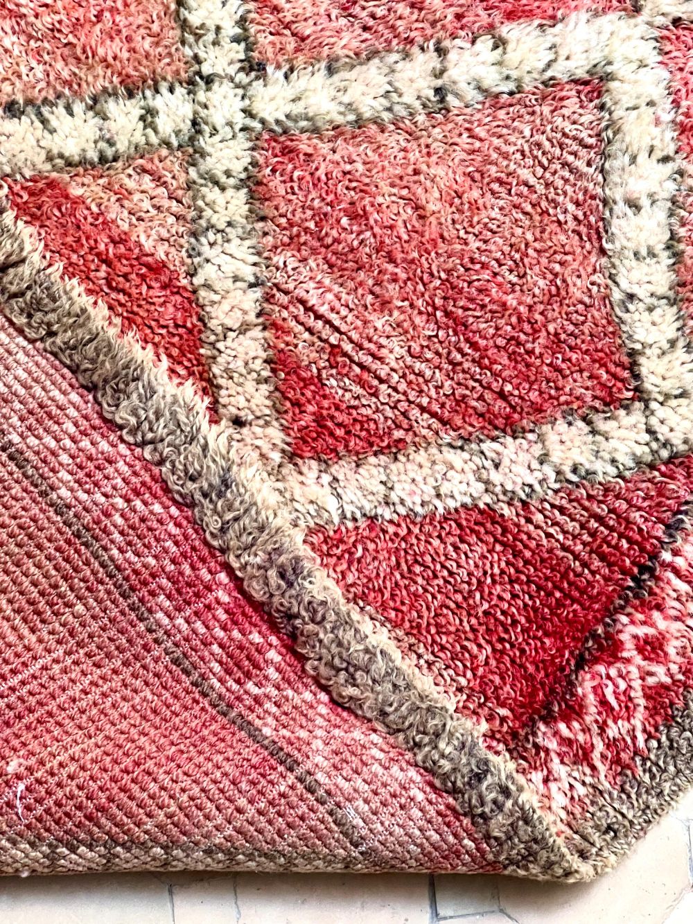 Moroccan Vintage Boujaad Rug 120x85cm