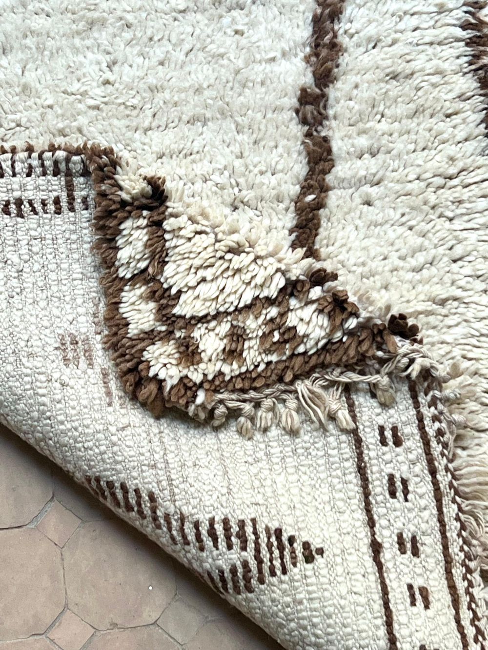 Moroccan Vintage Azilal Rug 205x85cm