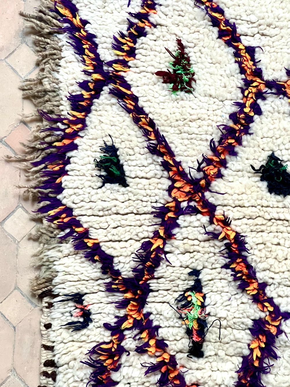 Moroccan Vintage Azilal Rug 170x75cm