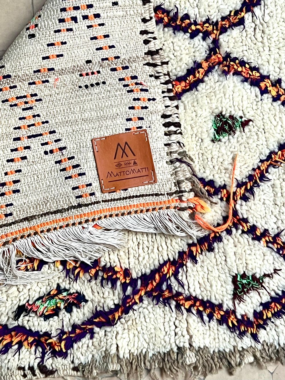 Moroccan Vintage Azilal Rug 170x75cm