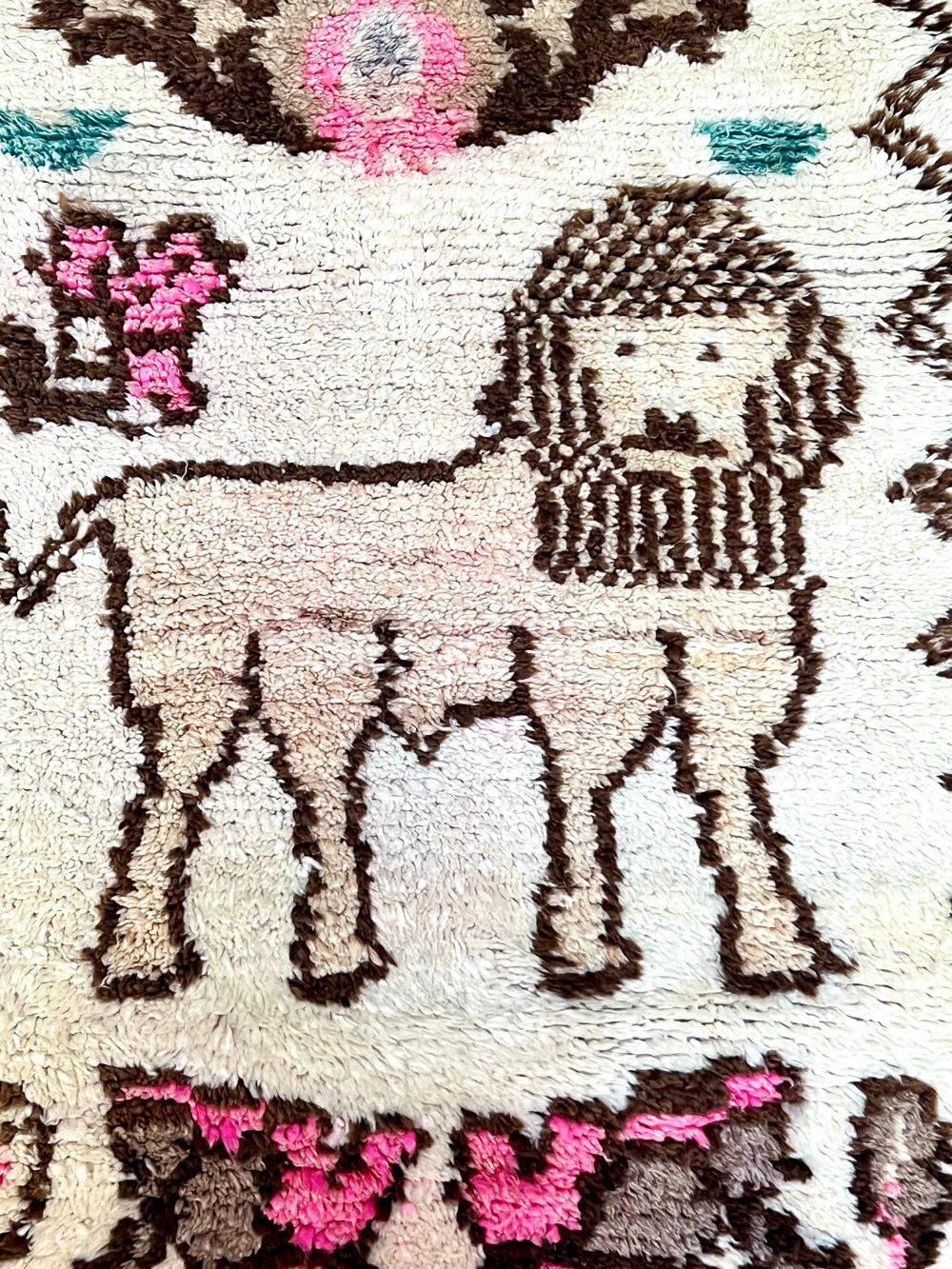 Moroccan Vintage Azilal Rug 200x80cm