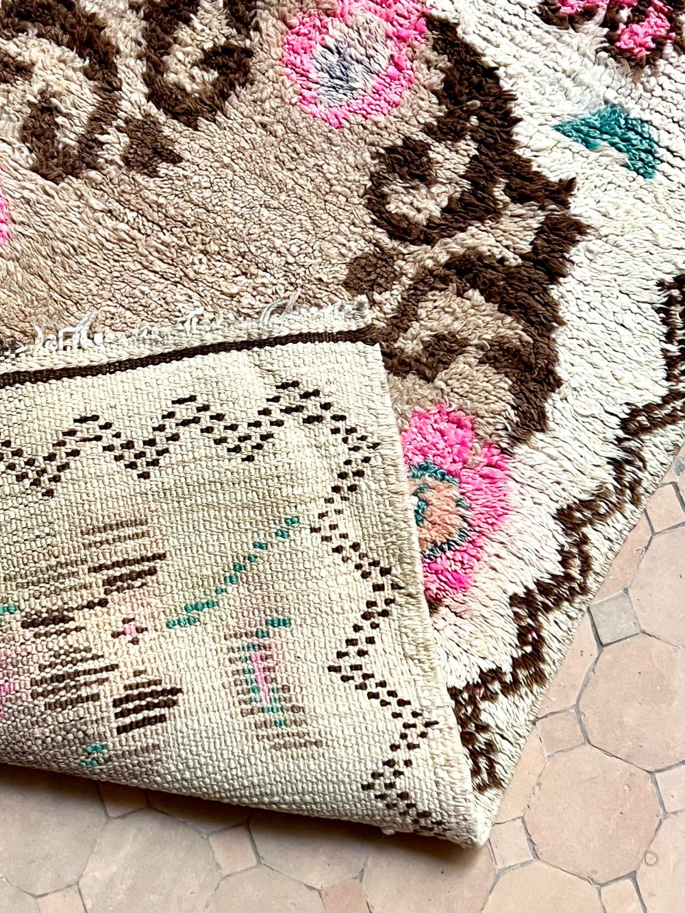 Moroccan Vintage Azilal Rug 200x80cm