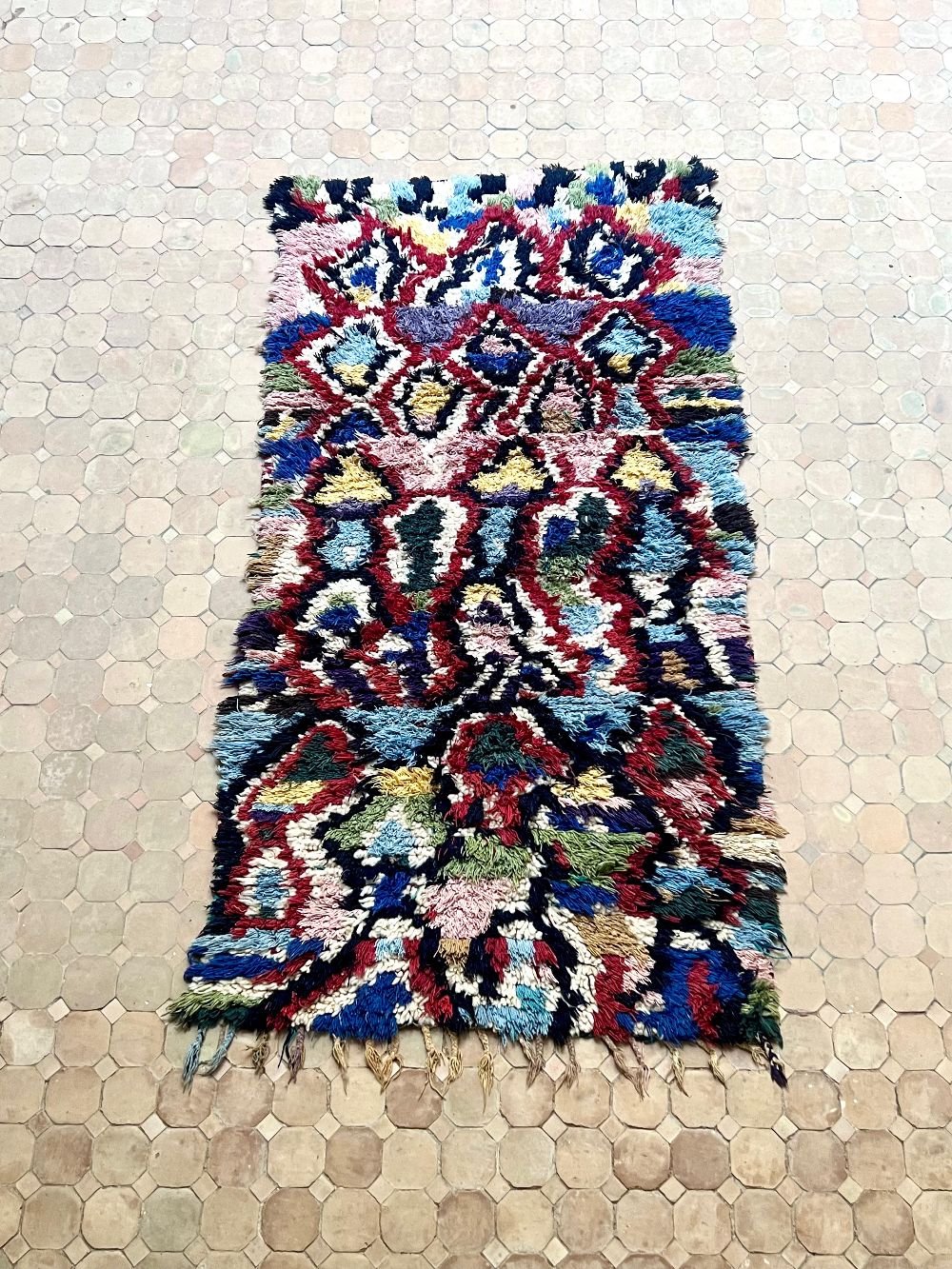 Moroccan Vintage Azilal Rug 200x100cm