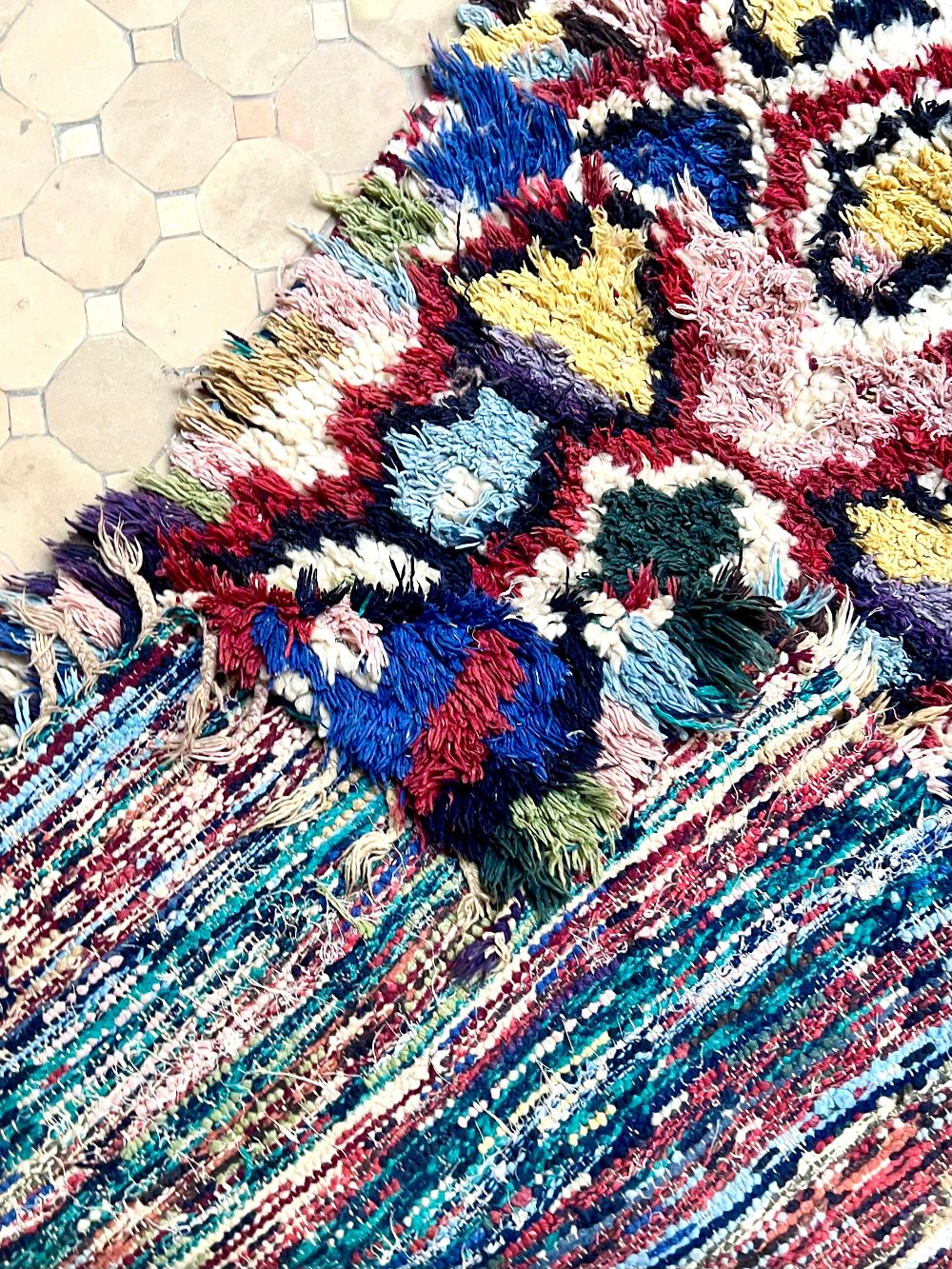 Moroccan Vintage Azilal Rug 200x100cm