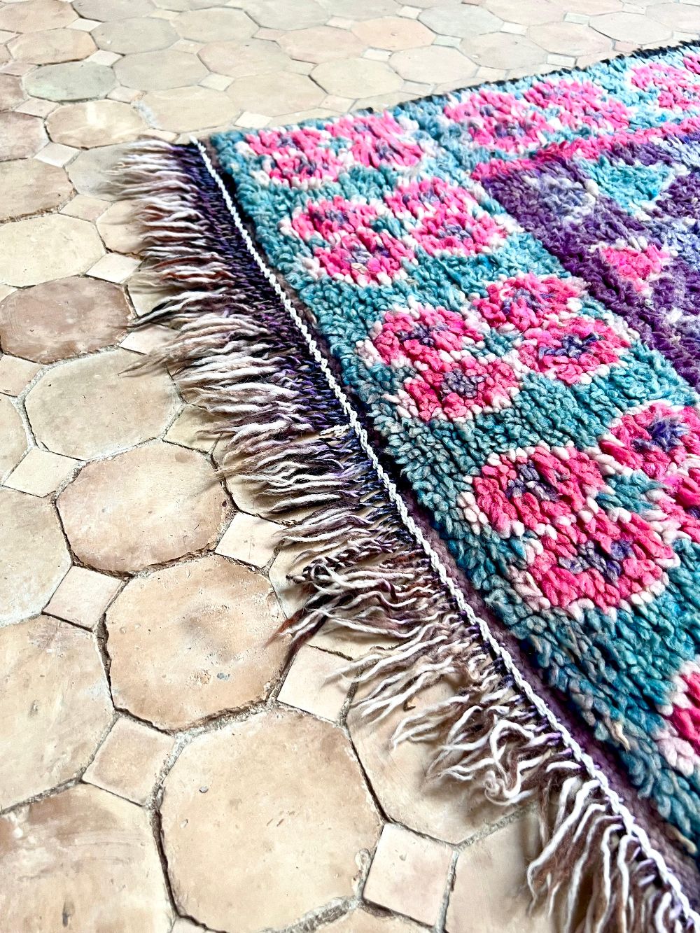 Moroccan Vintage Boujaad Rug 175x75cm