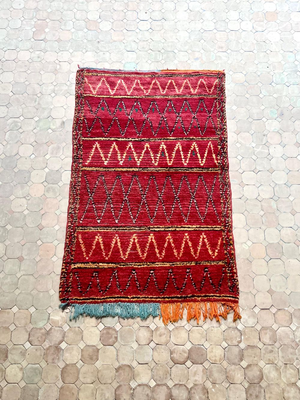 Moroccan Vintage Boujaad Rug 165x105cm