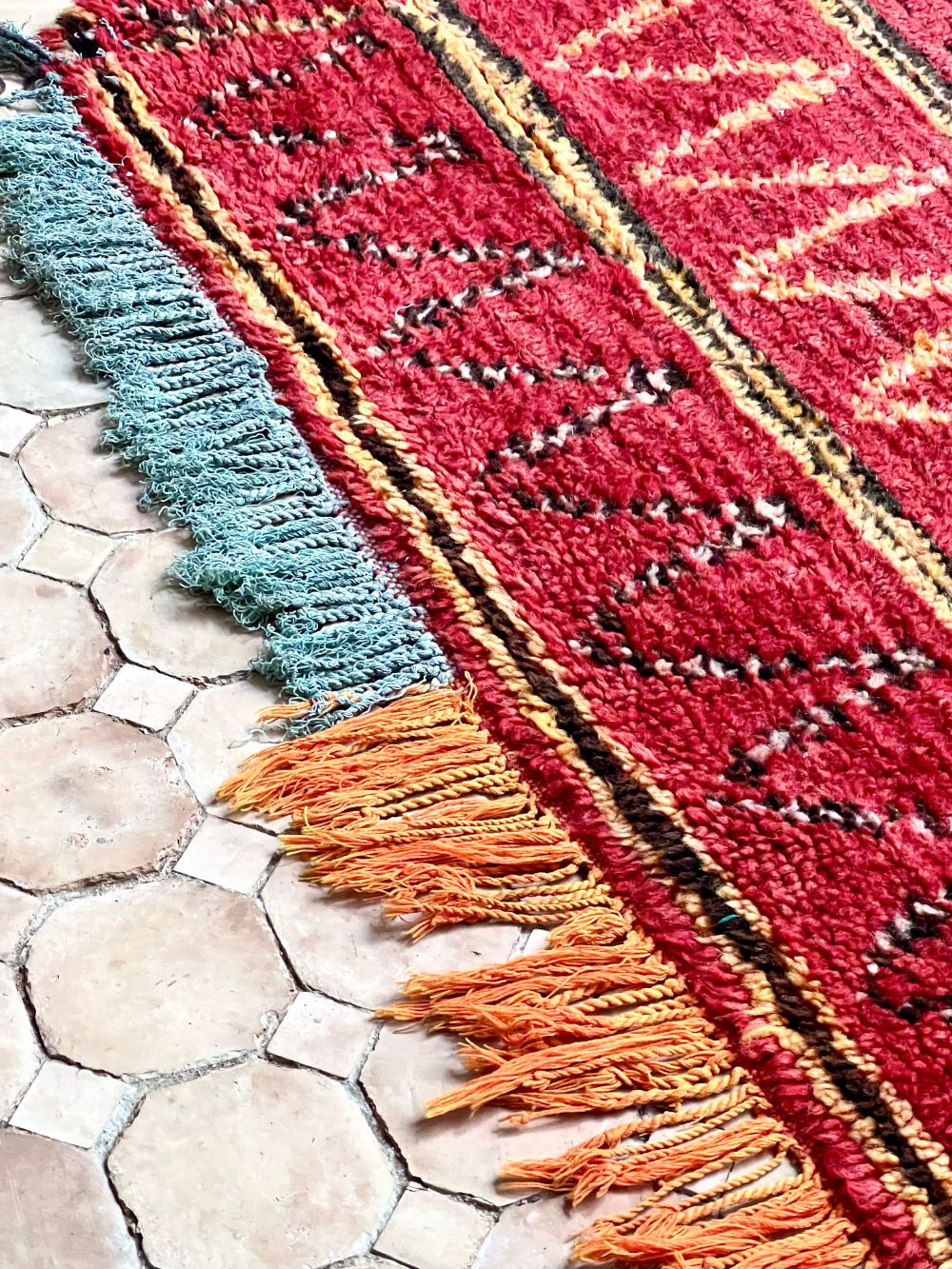 Moroccan Vintage Boujaad Rug 165x105cm