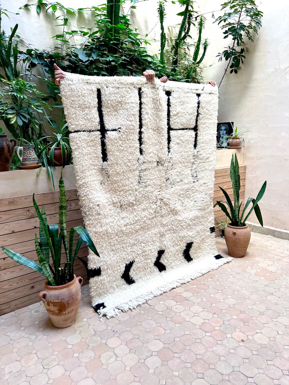 Moroccan Marmoucha Rug 190x150cm