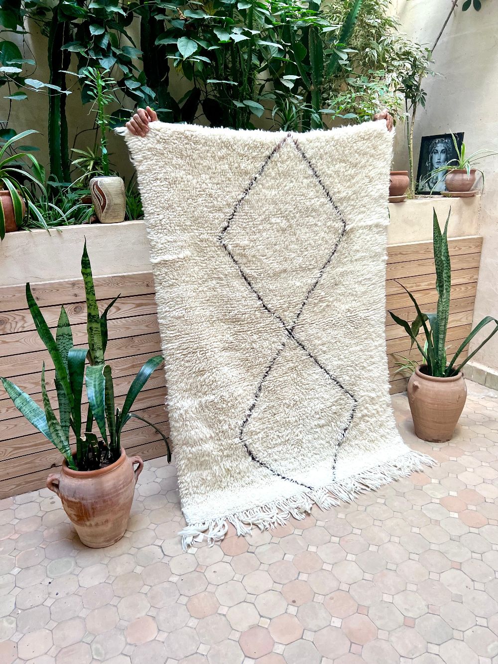 Marokkolainen Marmoucha matto 155x105cm