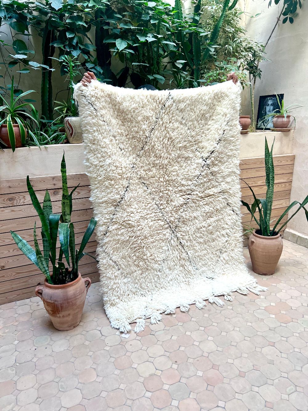 Marokkolainen Marmoucha matto 165x120cm